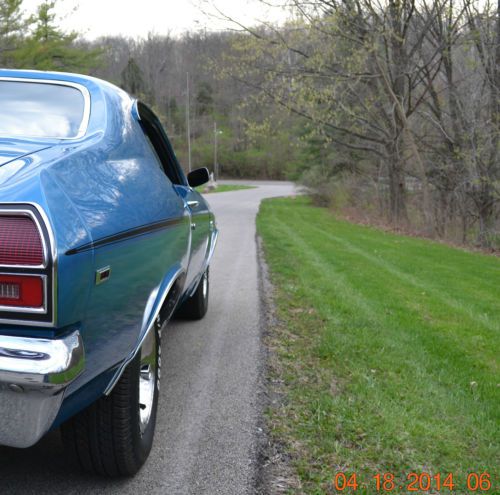 1969 CHEVELLE SS 396 4SPD VERY NICE FRESH RESTORATION BEAUTIFUL LEMANS BLUE, image 15
