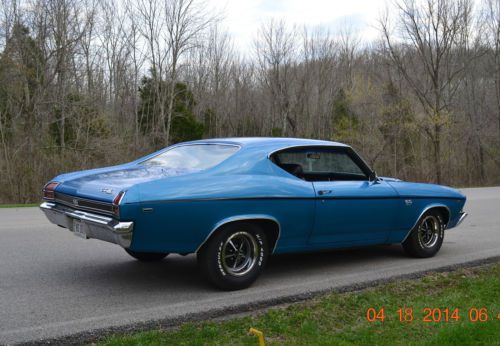 1969 CHEVELLE SS 396 4SPD VERY NICE FRESH RESTORATION BEAUTIFUL LEMANS BLUE, image 16