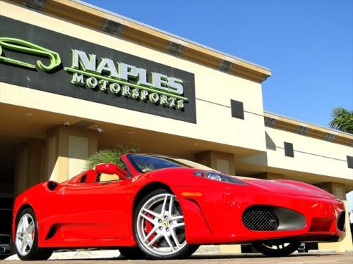 2007 ferrari 430 spider, rosso corsa red, carbon ceramic brakes, shields5k miles