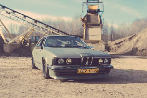 1986 bmw 635csi e24 grey market euro import custom air ride suspension