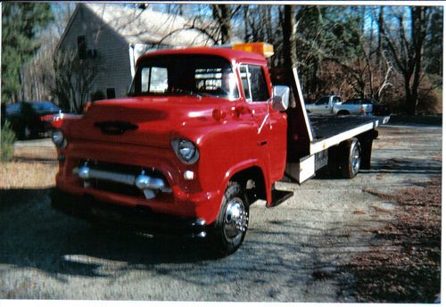 55 chevy rollback truck