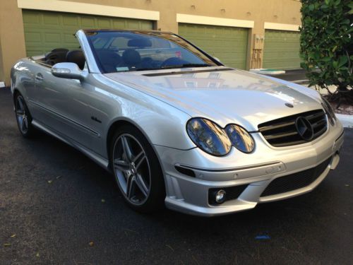 2007 mercedes-benz clk63 amg base convertible 2-door 6.3l