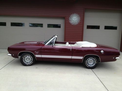 1968 plymouth barracuda convertible  fully restored, beautiful classic