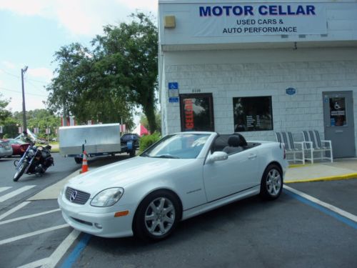 2001 mercedes-benz slk230 kompressor convertible 2-door 2.3l