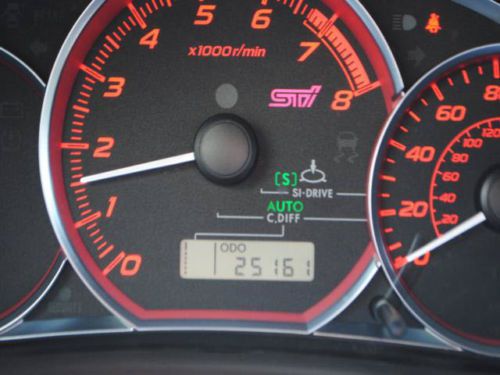 WRX STi Manual 2.5L 4X4 Power Steering Power Brakes Power Door Locks Tachometer, image 11
