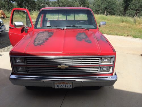 1984 chevy silverado stepside pick up, image 2