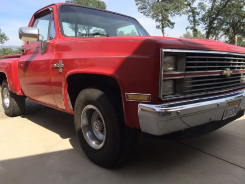 1984 chevy silverado stepside pick up, image 12