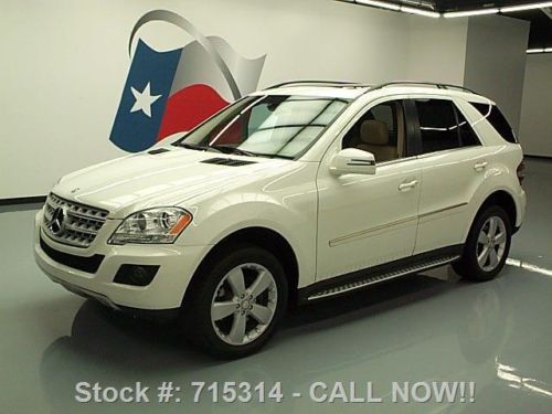 2011 mercedes-benz ml350 4matic awd sunroof nav 39k mi texas direct auto