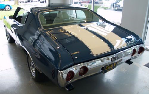 NO RESERVE 1972 CHEVROLET CHEVELLE SS 454 Big Block Chevy Super Sport 4 Spd 72, image 4