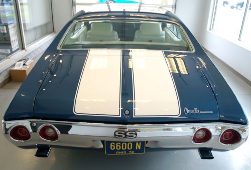 NO RESERVE 1972 CHEVROLET CHEVELLE SS 454 Big Block Chevy Super Sport 4 Spd 72, image 14