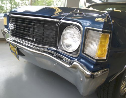NO RESERVE 1972 CHEVROLET CHEVELLE SS 454 Big Block Chevy Super Sport 4 Spd 72, image 30