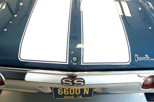NO RESERVE 1972 CHEVROLET CHEVELLE SS 454 Big Block Chevy Super Sport 4 Spd 72, image 39