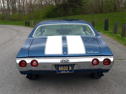 NO RESERVE 1972 CHEVROLET CHEVELLE SS 454 Big Block Chevy Super Sport 4 Spd 72, image 87