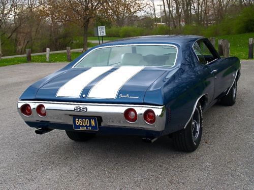 NO RESERVE 1972 CHEVROLET CHEVELLE SS 454 Big Block Chevy Super Sport 4 Spd 72, image 88