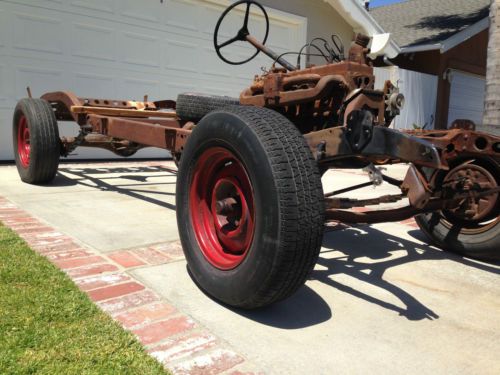 1930s dodge pickup frame and motor classic project no reserve