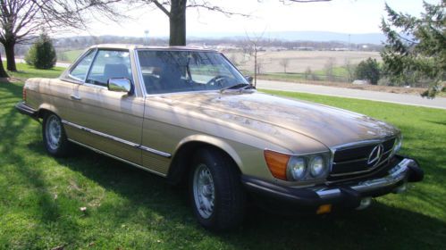 1985 mercedes-benz 380sl convertible  garaged