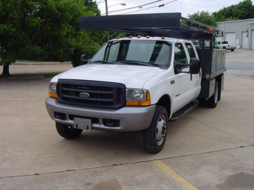 74k mile 7.3l f-450 diesel crew cab service utility bed truck gov owned 99 pics