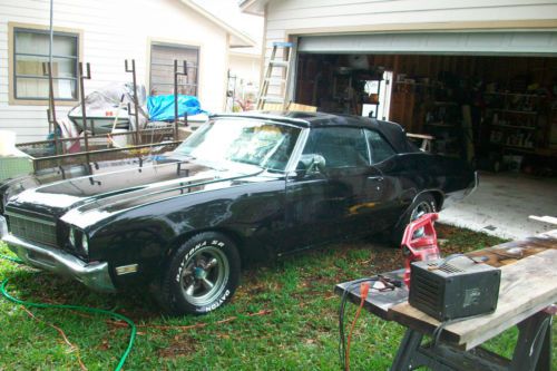 1972 buick skylark custom convertible 2-door 5.7l