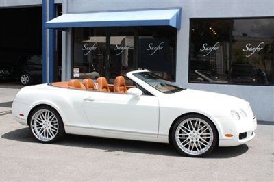 2007 bentley gtc,white / tan, 22" wheels, 144 month term avail.,trades accepted
