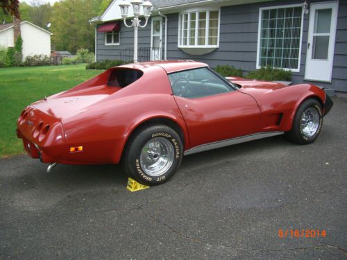 1977 CHEVY CORVETTE 350 4 SPEED T-TOPS A/C NICE DRIVER NO RESERVE!!, image 5