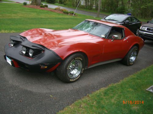 1977 CHEVY CORVETTE 350 4 SPEED T-TOPS A/C NICE DRIVER NO RESERVE!!, image 6