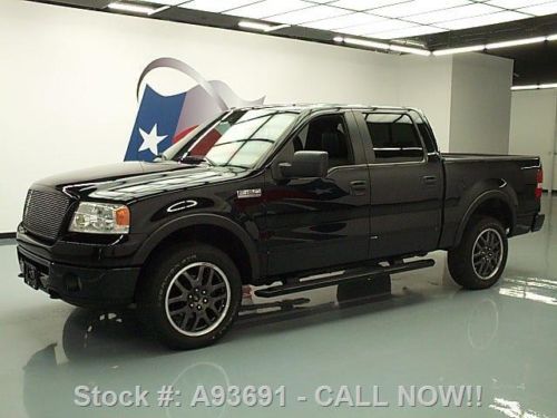 2008 ford f-150 fx4 crew 4x4 leather bedliner 20&#039;s 78k texas direct auto