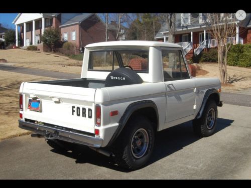 Ford Bronco Half Cab with manual 3 speed rebuilt 302 Jasper engine 4 x 4, image 3