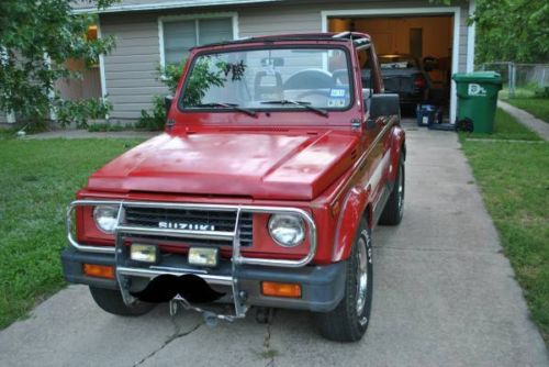 1990 suzuki samurai jl sport utility 2-door 1.3l