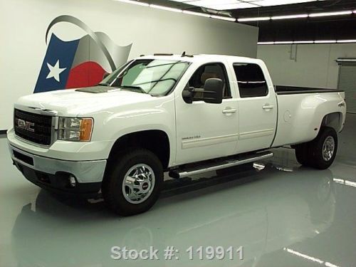 2011 gmc sierra 3500 hd crew 4x4 diesel drw sunroof dvd texas direct auto