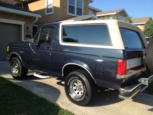 1989 full size ford bronco eddie bauer edition 5.0 v8 auto clean title &amp; carfax