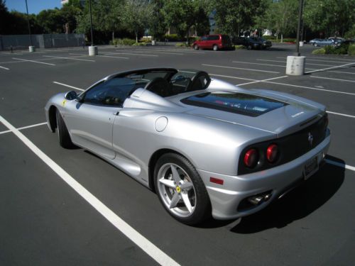 2002 Ferrari 360 Spider Silver Carbon Fiber Racing Seats 6 Speed, US $89,500.00, image 19