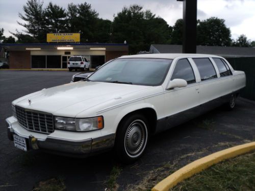 1996 cadillac fleetwood limo custom conversion - only 63k original miles