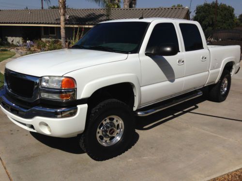 2005 gmc sierra 2500 hd slt crew cab pickup 4-door 6.6l