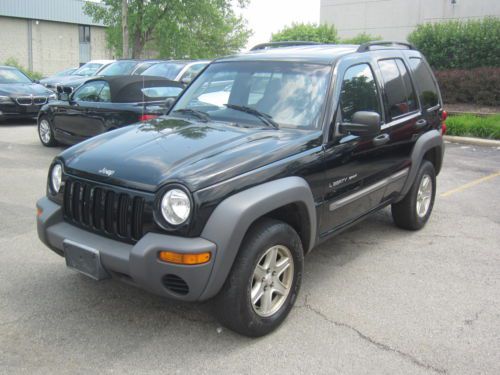 2002 jeep liberty sport utility 4-door 4dr 3.7l 6cyl 02 suv