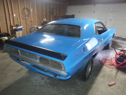 Vinyl 2 door 340 4 speed blue 8 cylinder restoration project 75% complete