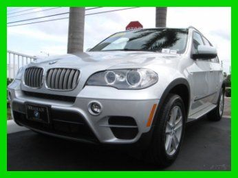 12 titanium silver xdrive35d diesel awd x-5 suv *premium package *navigation *fl