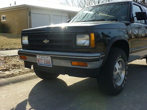 1988 chevrolet s-10 blazer 4x4 sport beautiful