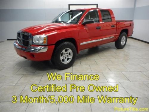 05 dakota laramie 4x4 4wd leather quad cab keyless warranty we finance texas