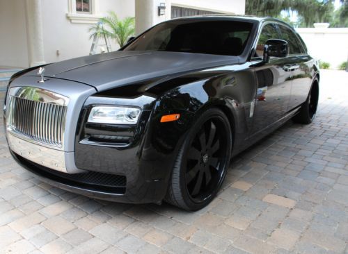 2010 rolls royce ghost super clean car on a set of  color matched forgiato&#039;s