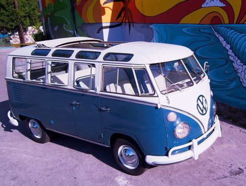 1967 vw 21 window sunroof deluxe type ii bus volkswagen samba