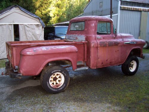 1957 stepside shortbed 4x4 project like apache napco