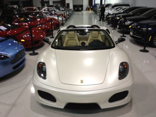 Ferrari f430 novitec rosso spider - pearl matte white 175k in options