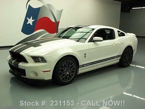 2013 ford shelby gt500 cobra svt perf 662 hp recaro nav texas direct auto