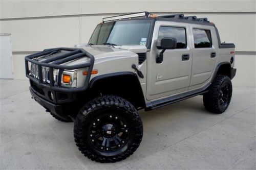 Rare custom lifted 05 hummer h2 sut 4wd navigation front/rear view camera heated