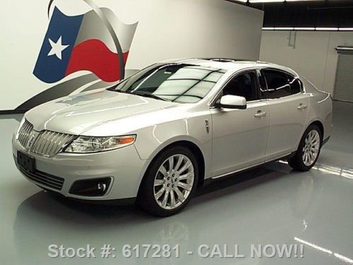 2009 lincoln mks ultimate dual sunroof nav rear cam 60k texas direct auto