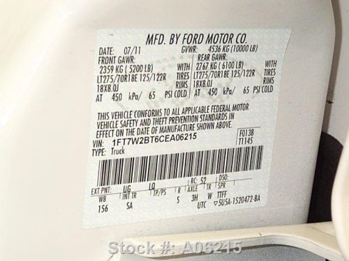 2012 FORD F-250 KING RANCH CREW DIESEL 4X4 REAR CAM 20K TEXAS DIRECT AUTO, US $46,980.00, image 12