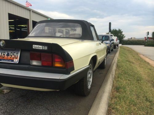 Alfa spider 2.0 convertible veloce