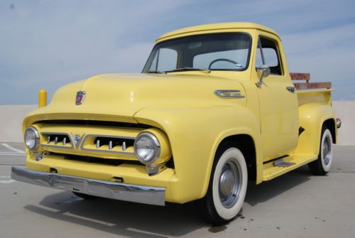1953 ford f-100 - flathead v8 - frame up restoration - a no reserve auction!!!!!
