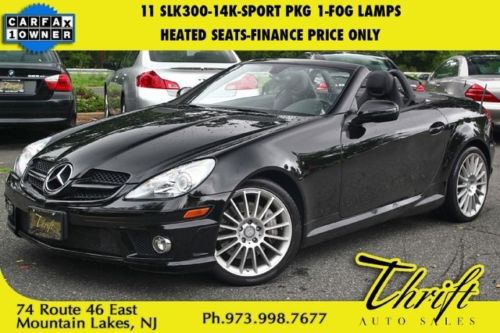 11 slk300-14k-sport pkg 1-heated seats-finance price only