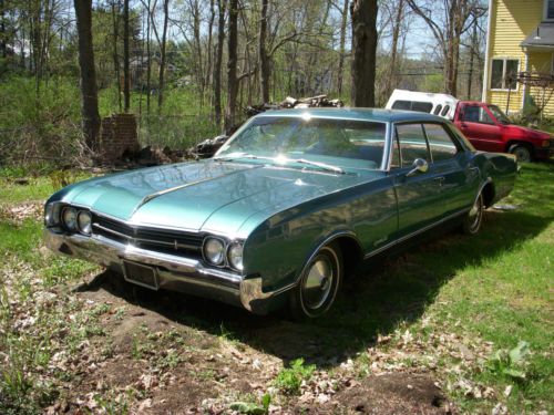 1966, restored, 37k miles, green on green, looks good inside &amp; out, runs well!